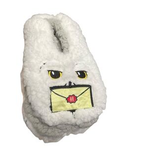 Harry Potter Hedwig Owl Plush Slippers size 8-10 ML NWT